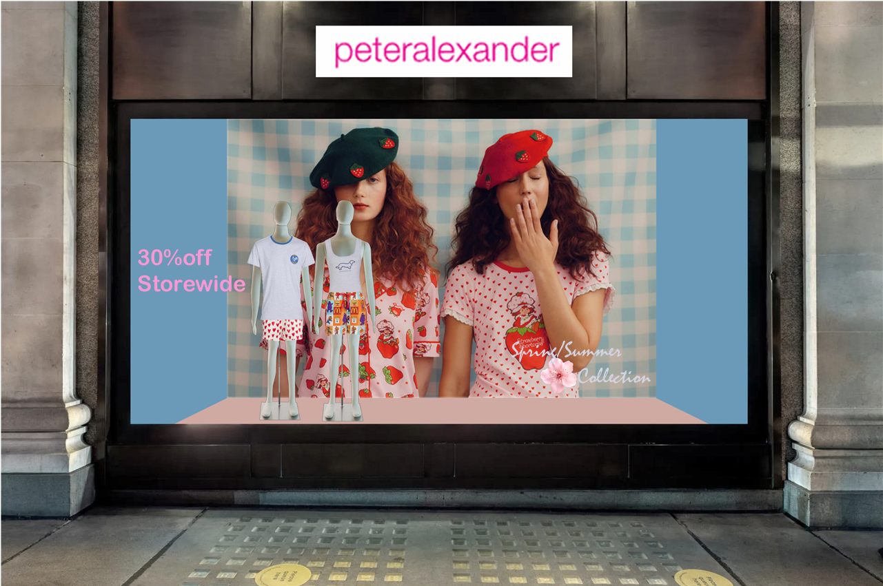 Spring/Summer Window Display — Collection showcase